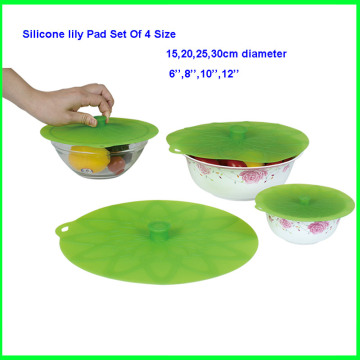Útil conjunto de tapas de silicona Pop Food Grade Top
