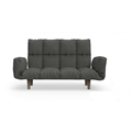 European Style Wood Modern Gray Fabric Sofa Chair