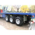 Tri Axle Mechnical Suspension 20ft Flatbed Trailer