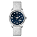 Diamond Bezel MOP Dial Women's Leather Watches