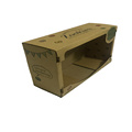 Brown small cardboard gift boxes