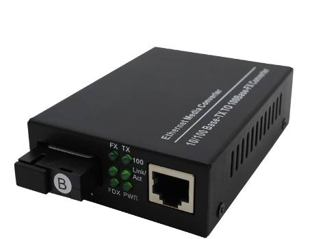 Single Mode To Multimode Fiber Media Converter