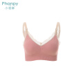 Lace Seamless Nursing Bra With Five Colors