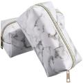 Custom Marbling Style PU Travel Makeup Pouch