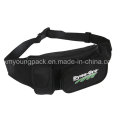 Promotional Black Adjustable Sport Waist Bag