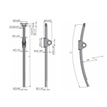 Straight or Curved Rack for Ventilation