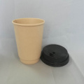 Disposable Paper Cup With Black Lid Coffee Cups