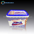 Customized cracker packaging square plastic container