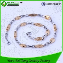 Italy Style Stainless Steel Gold Chain Necklace