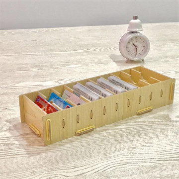 Wooden Box With Ten Boxes Of Business CARDS