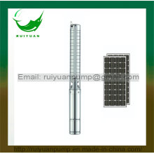 Top Quality DC Brushless Water-Filled DC Solar Power Submersible Water Pump with MPPT Controller