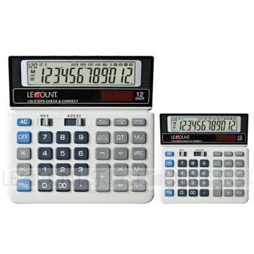 12-значный двойной калькулятор рабочего стола с десятичным и округлением (CA1178)