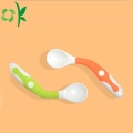 BPA Free Food-grade Soft Silicone Baby Traval Spoon