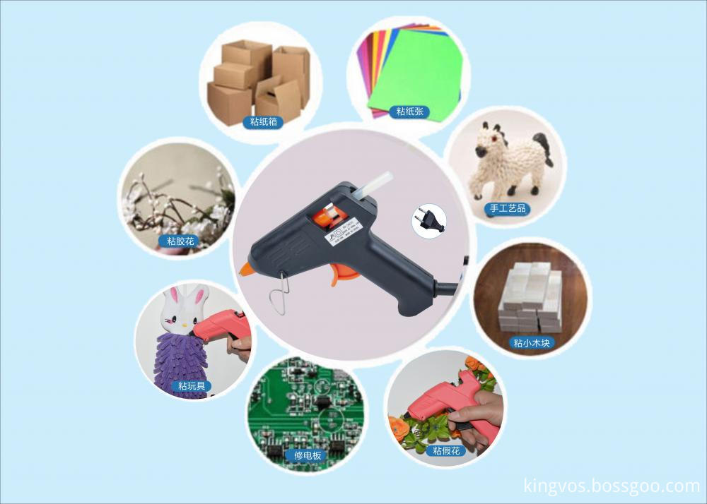 10W Mini Low Temperature Glue Gun with Switch 