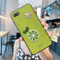 Funda de teléfono de lujo Bordado 3D moda suave