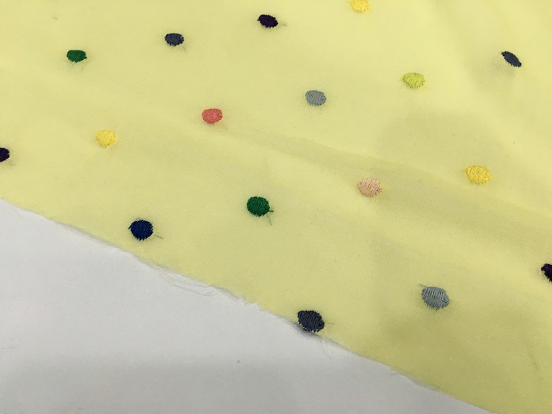 Spring Chiffon Embroidery Fabric