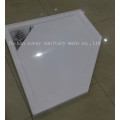 Bandeja de banho Diamond Polymarble com grade (A-PM04)