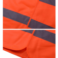 Shinny Orange Yellow High Visibility Safety Vest