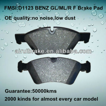 D1123 compound technology brake pads of BENZ GL/ML/R