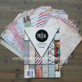 Libro de recuerdos de bricolaje Postales papel artesanal Scrapbooking Papel hecho a mano Scrapbook Pack A5