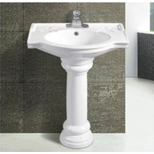 Hot Sale Modern Bathroom Ceramic Pedestal Basin