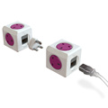 Convenient Cube 4 Steckdosen UK Stecker Wandsteckdose mit 2 USB Ports