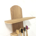 Wall Mounted Bamboo Toothbrush Holder