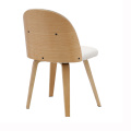 Restaurant Upholstered Nordic Elegant Dinning Wood Chair