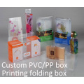 Competitive China Hersteller PVC / PP / PET Kunststoff Verpackungsbox (Faltschachtel)