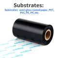 Custom thermal resin ribbon compatible for barcode printer