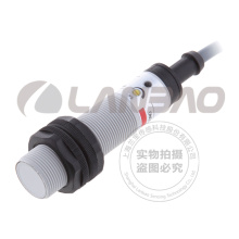 M18 Plastic Lanbao Capacitive Proximity Sensor Switch Flush DC 3 fils 2m Cable IP67