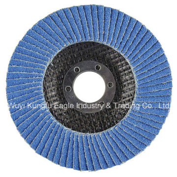 5′′ Zirconia Tonerde Oxid Klappe Abrasive Discs (Faser Glasabdeckung 27 * 14mm 40#)