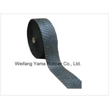 Chevron Rubber Conveyor Belt Width 1400mm Top Cover Thickness 6mm Bottome Cover Thickness 2mm