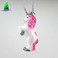 Colorful Customized Glass Unicorn Ornaments