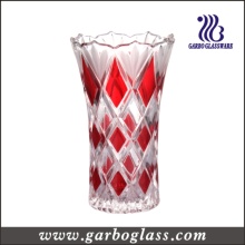 Diamond Pattern Glas Vase für Hochzeitsfeier