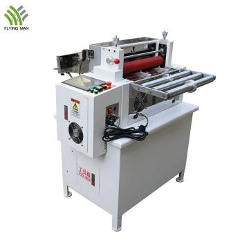 Automatic sticker roll to sheet cutting machine
