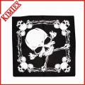 100% Cotton Reactive Printing Skull Bandana (kimtex-407)