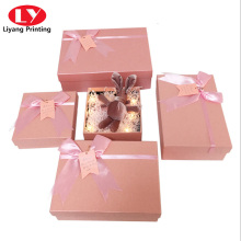 Cosmetic Skin Care Set Gift Box with Ribbon