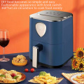 Grelha de fritadeira de ar elétrico sem óleo 5L 1300W