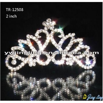 Couronnes de strass cristal argent