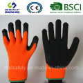 Guantes de seguridad de protección del trabajo de látex de nylon