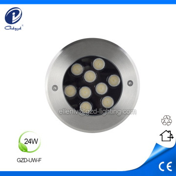 Low voltage 24W led underwater pond light