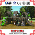 ASTM Standard Wood Color Outdoor Playground Equipment pour enfants