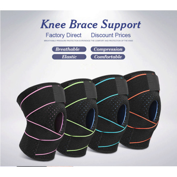 Patellar silica gel shock absorption Knee brace