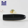 Wholesale empty shiny black bullet style lipstick case