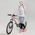 Unisexe design PE matériau jetable vélo pluie poncho