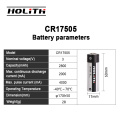 Lithium Primary Battery CR17505 for smart meters