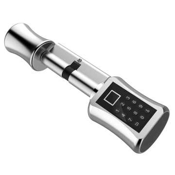 WiFi Fingerprint Tuya Cylinder Lock Tuya APP Biometric Electronic Smart Door Lock Digital Keypad Code Keyless Lock