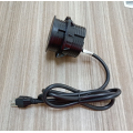 Black Round USB Charger for Office