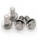 Galvanized stainless steel fastener hex flange bolt